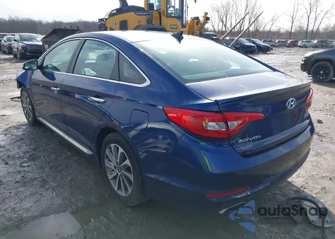 2016 Hyundai Sonata Sport из США, поврежденный, VIN 5NPE34AF4GH339543